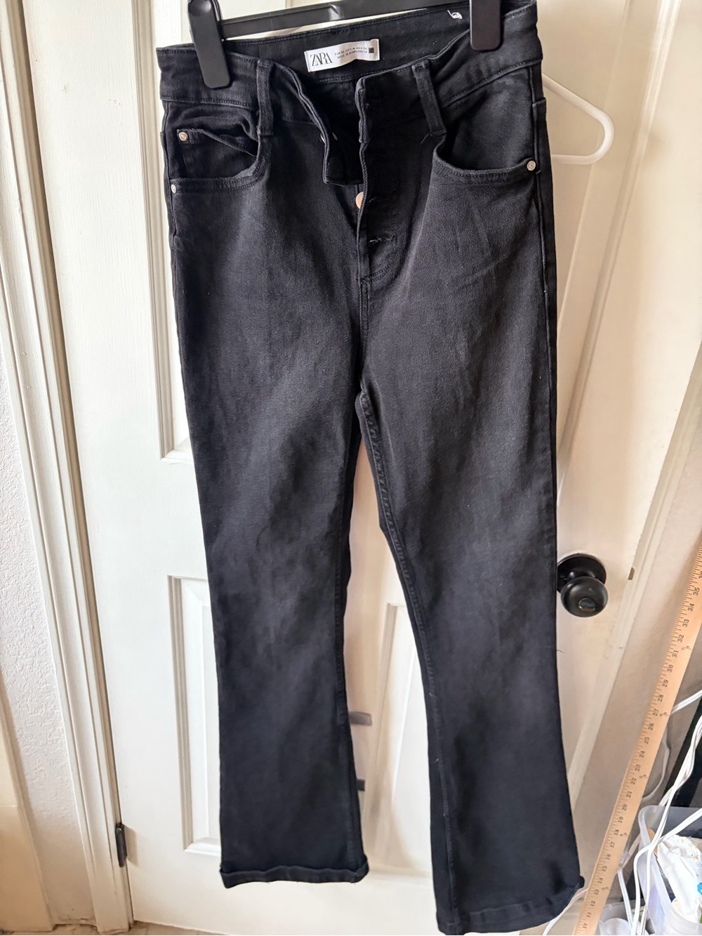 Zara Black Flare Jeans